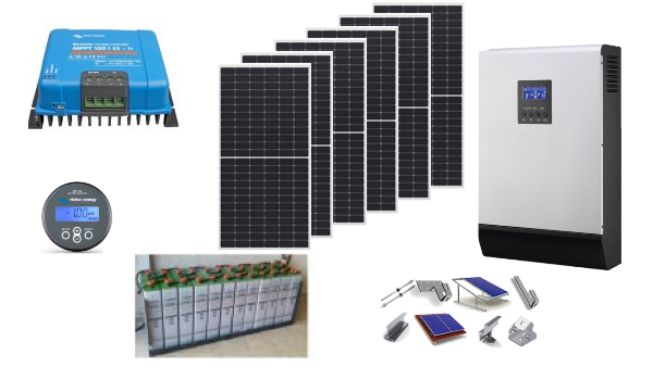 Αυτόνομο Φωτοβολταϊκό πακέτο Ultra Solar για εξοχική κατοικία