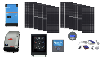 Αυτόνομο φωτοβολταϊκό πακέτο για μόνιμη κατοικία LiON ESS Flexi-Solar με μπαταρία λιθίου