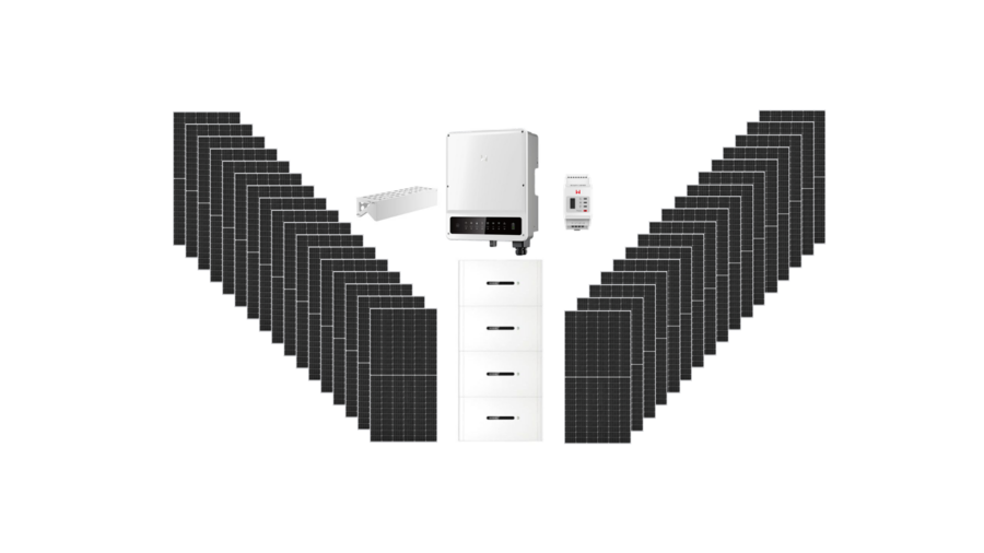 15.330,00€ με το ΦΠΑ. Φωτοβολταϊκό πακέτο net-billing 20kW με τριφασικό υβριδικό ινβέρτερ, μπαταρία λιθίου 20kWh, δυνατότητα μηδενικής έγχυσης στο δημόσιο δίκτυο (zero feed-in) και έκτακτη ρευματοδότηση (back-up) σε διακοπές ρεύματος