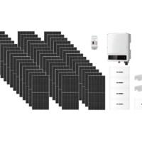 Φωτοβολταϊκό πακέτο net-billing 25kW τριφασικό με μπαταρία λιθίου και δυνατότητα μηδενικής επιστροφής στο δίκτυο (zero feed-in) Panels-Inverter-battery 25kW net-billing new