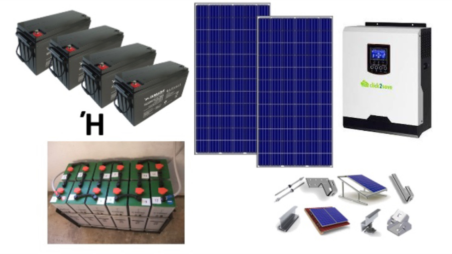 Αυτόνομο φωτοβολταϊκό πακέτο για εξοχική κατοικία Standard Solar