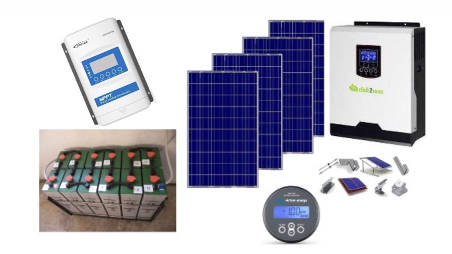 Αυτόνομο Φωτοβολταϊκό πακέτο Top Solar για εξοχική κατοικία