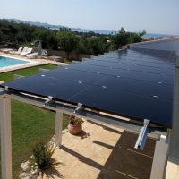 SunPower φωτοβολταϊκά σε σπίτι στην Κέρκυρα