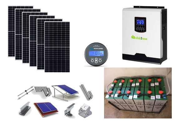 Αυτόνομο φωτοβολταϊκό πακέτο Smart Home Solar για μόνιμη κατοικία