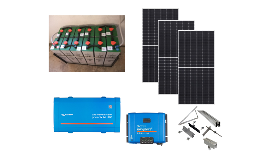 Αυτόνομο φωτοβολταϊκό πακέτο για μόνιμη κατοικία Basic Solar Plus