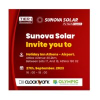 Σεμινάριο φωτοβολταϊκών Sunova Solar SUNOVA OLYMPIC