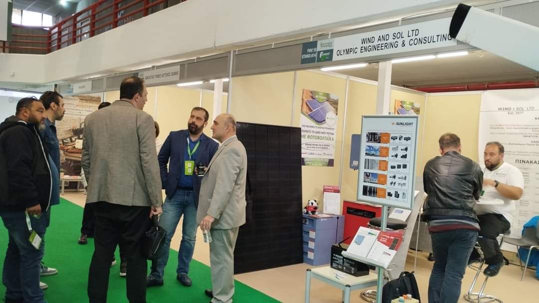 Το περίπτερο της Olympic Engineering & Consulting στην έκθεση Renewable Energy Tech Expo