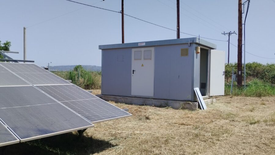 Yποσταθμός φωτοβολταϊκού πάρκου 500kW