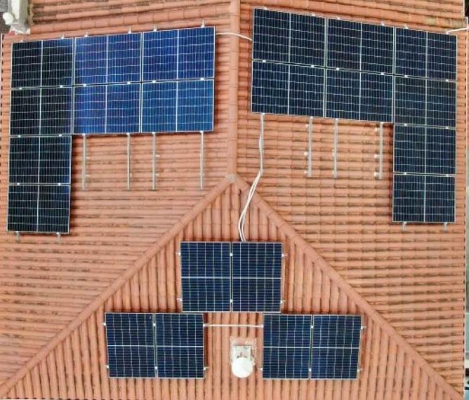 Φωτοβολταϊκά πάνελς Trina 450W σε αυτόνομο ισχύος 10kW